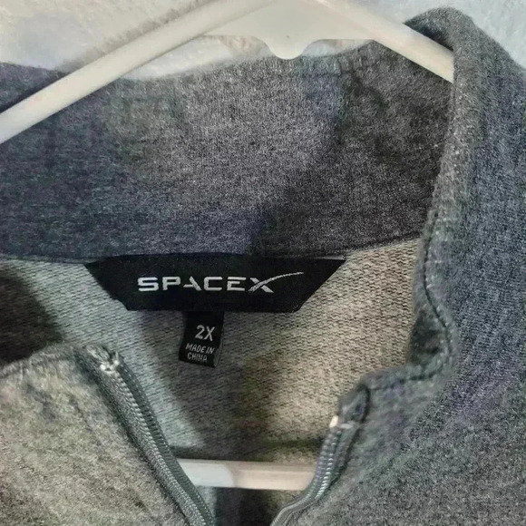 Space x Gray Full Zip Jacket 2X - Picture 3 of 7